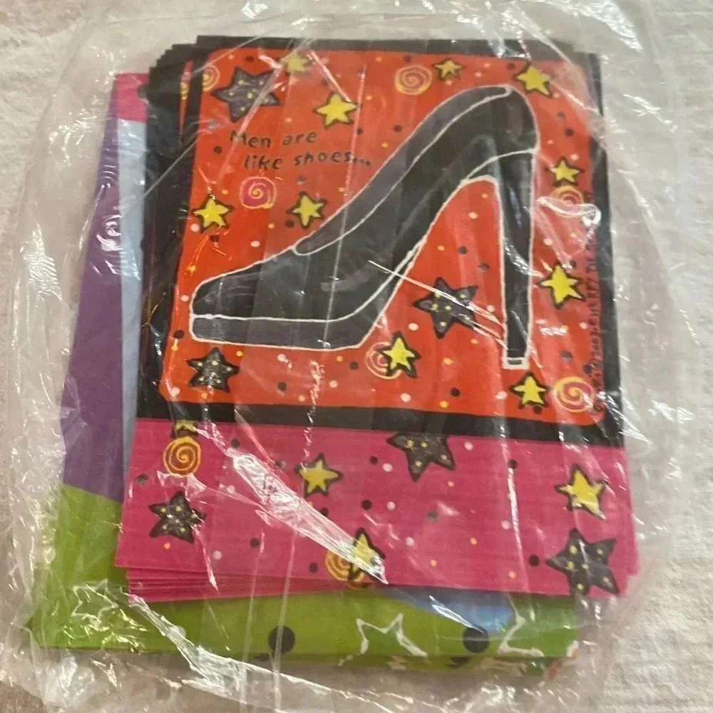 FRIENDS High Heels Vintage 6/pk Leanin'‎ Tree Greeting Cards Lori Wiseman NIP